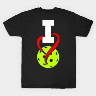 I love Pickleball T shirt Design T-Shirt